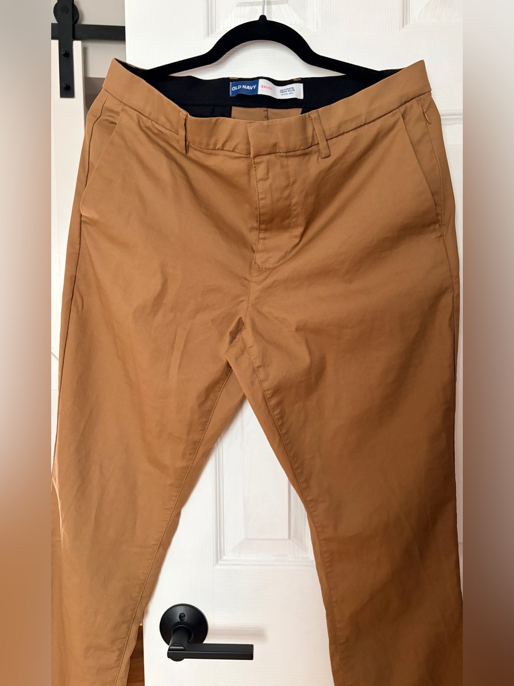 Old Navy Men's Tan Chino Pants 34x30 Ultimate Tech Slim (New- No Tags)